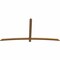 Ekena Millwork Bellingham Timber Gable Bracket, Western Red Cedar, 96"W x 48"H x 1 1/2"D x 3 1/2"F, 12/12 Pitch GBW096X48X0204BEL00SWR - alternate 3